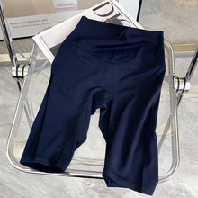 Summer Yoga Shorts Elastic Breathable Tights Leggings Quick Dried Sports Fitness Yoga Cycling Athletic Gym Shorts
