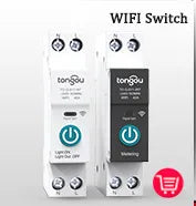 TUYA WIFI Smart Circuit Breaker Energy Meter 1P 16A DIN Rail for Smart Home Wireless Remote Control Smart Switch by APP TONGOU