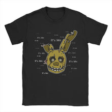 Men's T-Shirt FNAF At Freddys Amazing Cotton Tee Shirt Short Sleeve  T Shirts Crewneck Tops Plus Size