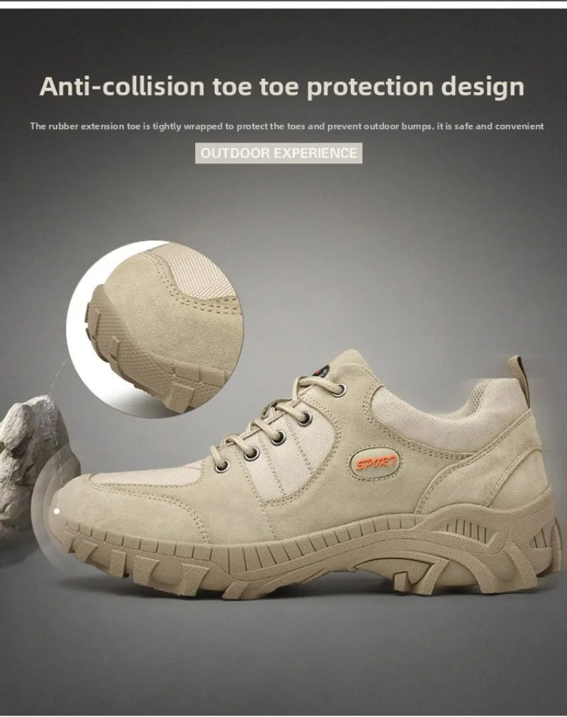 Large Size Men's Hiking Shoes Hiking and Off-road Outdoor Shoes Low Top Wear-resistant,anti Slip Sneakers Men Zapatos Casuales