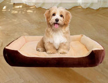 Large Plush Dog Bed & Cat Mat, Deep Sleeping Warm Soft Cushion, Calming Pet House for Small Dogs, Puppy, Chihuahua
