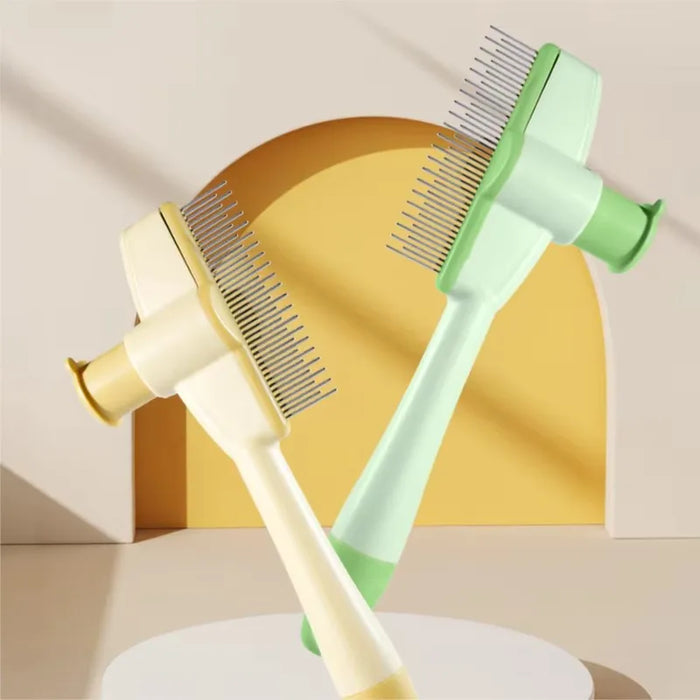 Peigne pour chien, épilateur pour animaux de compagnie, brosse pour chiens à un bouton, brosse autonettoyante pour chats, peignes de massage pour le toilettage des chiens, brosses pour produits pour animaux de compagnie