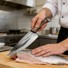 Hand Forged Boning Knife Full Tang Kitchen Chef Cleaver Butcher's Knife Slicing BBQ Fishing Ultra-Sharp Cutting Tools