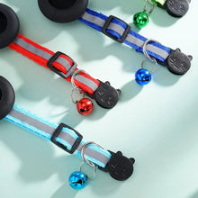 Reflective Adjustable Cats and Small Dogs Collars with Bells Pet Supplies Anti-strangling Cats Necklace Breakaway Cat Collar