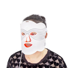 SAIDI Home Use Silicone LED Mask with Red Light Therapy 630nm 830nm Infrared Facial Mask Wearable Device US Plugs Pain Relief