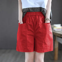 100 Percent Cotton Women Shorts High Waist Pockets Gym Yoga