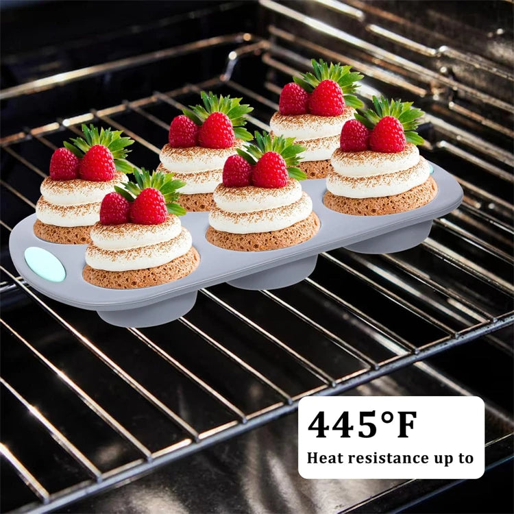 Silicone Fluted Cake Pans Non-Stick Kitchen Oven Baking Pans Easy Release Oven Cake Molds with Muffin Pan Donut Pan Loaf Pan