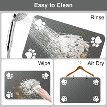 Pet Feeding Mat For Food And Water Bowl Absorbent Quick Dry Pet Placemat With Rubber Backing For Dog And Cat 3040/4050/4060 Cm