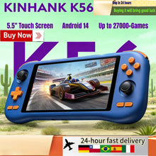KINHANK K56 — 50 Emulators, Android 14, 5.5" Touchscreen