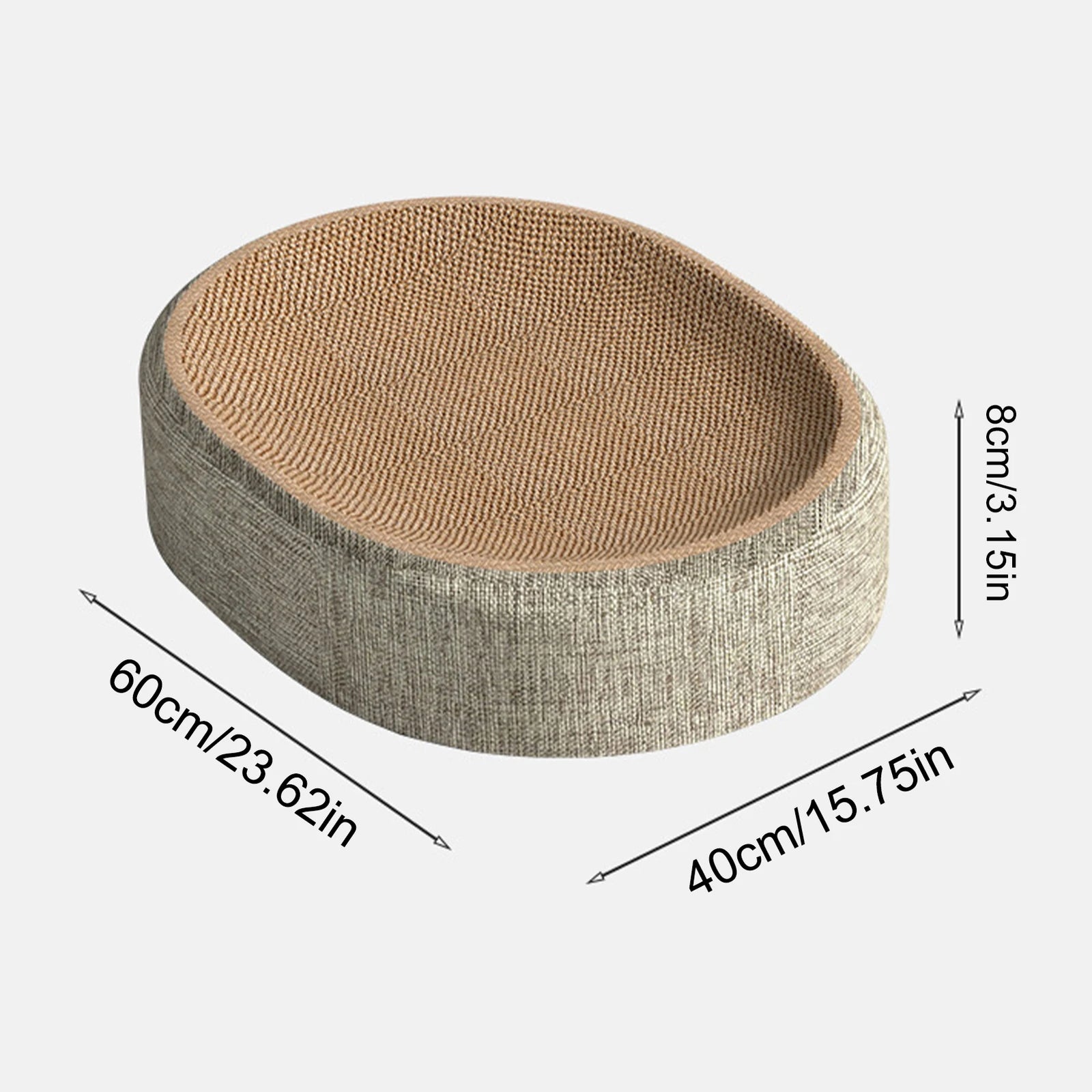 Sisal Cat Scratching Pad Reusable Cat Scratcher Cat Scratch Bed Nest for Pet Sleeping Playing Grinding Small Medium Large Cats