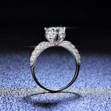 Angel's Wing Ring 1ct Moissanite PT950 Platinum - 1ct moissanite, angel wing motif, holiday vibe jewelry