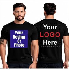 T-shirt personnalisé avec votre texte, coton premium, t-shirt homme confortable, grandes tailles, col rond, tendance, cadeau idéal, t-shirts d'été