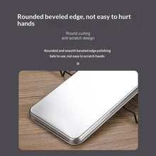 ☭Rectangular Stainless Steel Baking Sheets - Professional Oven Safe Trays for Cooking, Baking and Meal Prep