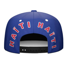 Haiti Flat Brimmed Cap Custom Name Number Logo Hip-hop Hat Nation Flag Country Haitian Republic College Print Photo Headgear