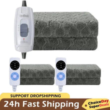 Plush Electric Blanket Double Single Velvet Intelligent Blanket Comfy Smart Electric Blanket Household Office Blanket