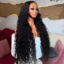 Water Wave 13x4x1 Lace Frontal Synthetic Wig For Women