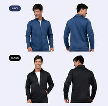 Zavate Men's Brandon Bonded Fleece Scrub Jacket Medical Uniform - 2036
