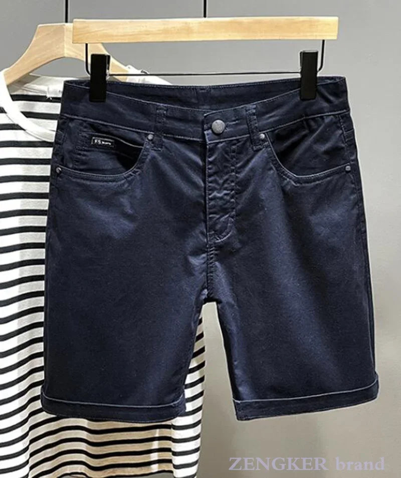Summer plus size shorts men's loose oversized breeches middle pants thin section stretch men cotton casual shorts 42 44 46