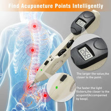 Electronic Acupuncture Pen Meridian Pen Find Acupoints Automatically with 3 Massage Heads Rechargeable