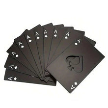 Stainless Steel  Spades A Winemaker Bottle Opener Playing Cards Bottle Opener Credit Card Beer Bottle Opener
