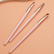 3pcs Makeup Brush Set,Blade eyeliner brush fine oblique head eyebrow brush outline eyeliner ultra-thin eye shadow brush makeup b