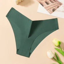 Sexy V-type Waist Women's Seamless Panties Low-Waist Tight-fitting Woman Panties Solid Simply Clothing Ladies Underpants M-XXL