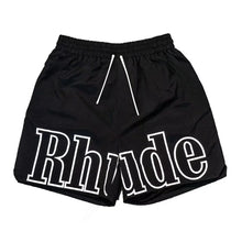 High Street Trend Rhude Casual Shorts Hip-hop Men Women Loose Breathable Quick Drying Mesh Sports Shorts