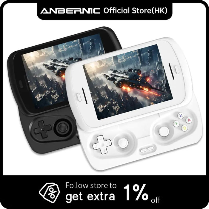 Anbernic RG Slide Retro Handheld Game Console 4.7-inch LTPS in-Cell Screen Capacitive Joystick Android 13 System Support AI 5G