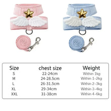 Angel Wing Vest Harness Leash Cat Dog Pet Supplies Personalized Necklace Accessories Harness Leash 4 Season