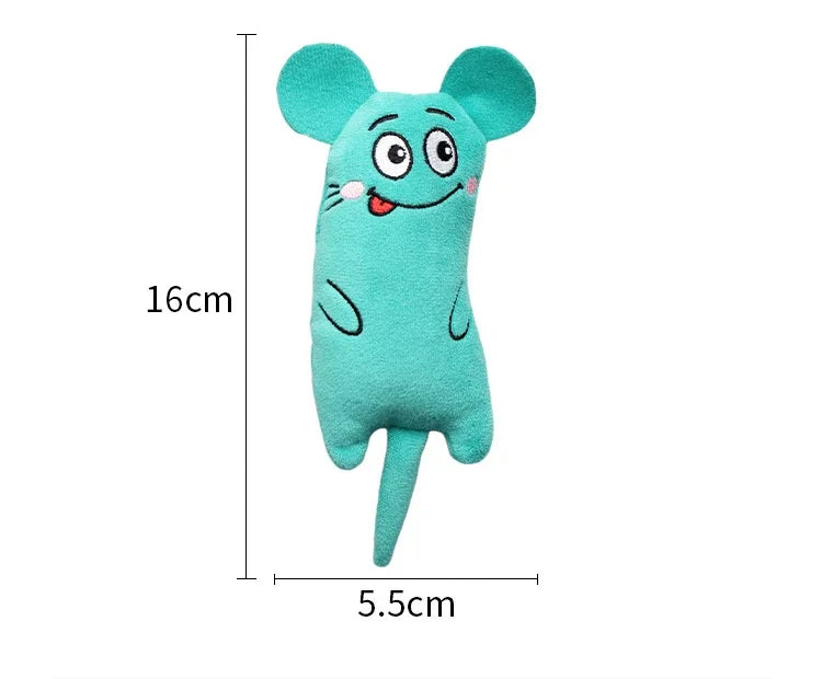 Pet Kitten Chewing ToyFunny cute Plush Toy Teeth Grinding Catnip cat Toys Interactive Claws Thumb Bite Cat mint For Cats hot