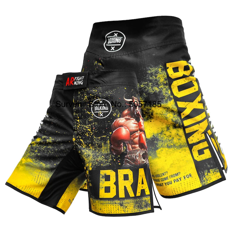 MMA Shorts Jiu Jitsu Muay Thai Fight Shorts Martial Arts