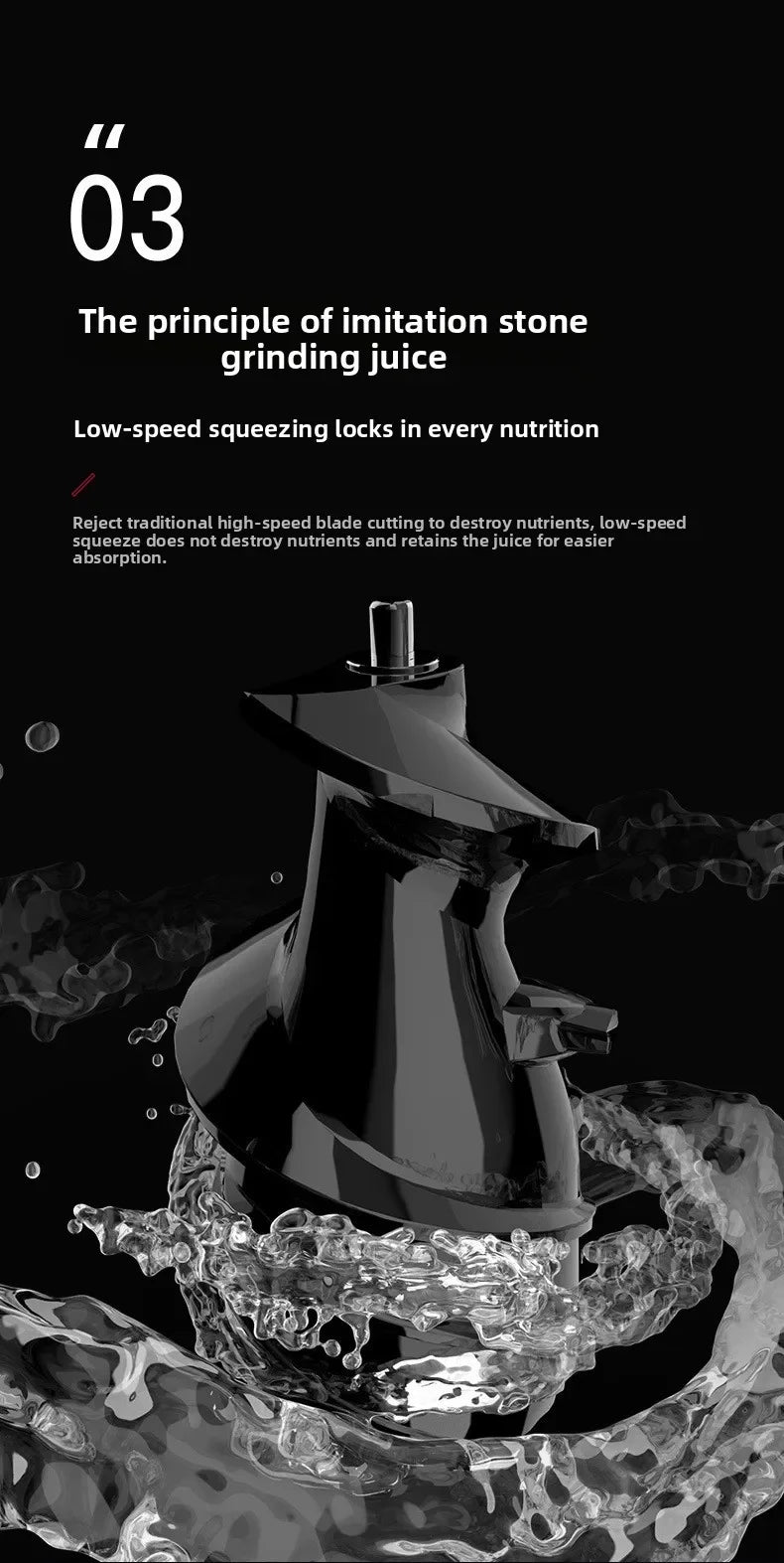 220V Cold Press Juicer Home Slag Separation Ginger Fruit Vegetable Juice Extractor Multifunctional Fruit Slow Juicer Automatic