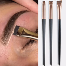 3pcs Makeup Brush Set,Blade eyeliner brush fine oblique head eyebrow brush outline eyeliner ultra-thin eye shadow brush makeup b