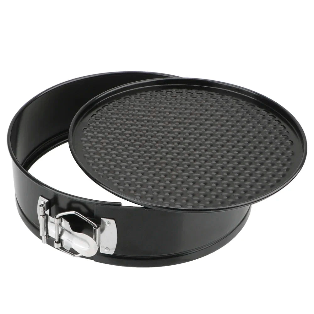 Removable Bottom Non-Stick Metal Bake Mould Round Cake Pan Bakeware  Carbon Steel Cakes Molds Kitchen Accessories