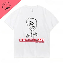 T-shirt Radiohead Homme Vintage Classique Tees Tournée Nord-Américaine Rock Garçon t-shirt femme Camisetas Hombre Hip Hop Street décontracté Haut