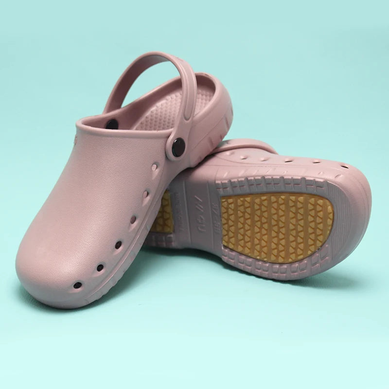 Doctor Scrub Clogs Light Nurse Slippers Medical Shoes Non-slip Dentist Surgical Shoes Soft Pet Hospital Scrub Clogs X09-05