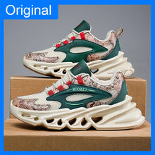 Men Sports Shoes Breathable Mesh Thick Sole Shock-absorbing Anti Slip Outdoor Fitness Shoes New Durable Light Running Shoes