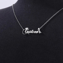Custom Name Necklaces For Women Men Stainless Steel Customized Pendant Necklace Personalized Neck Chain Jewelry Birthday Gift