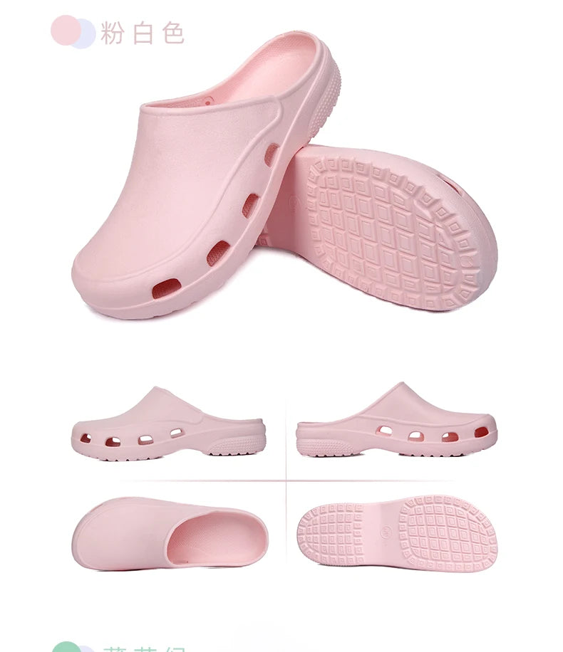 Medical Scrub Clogs Nurse Garden Shoes Arch Support House Slippers Sandals Breathable Slip On Indoor Outdoor Doctor Clogs X03