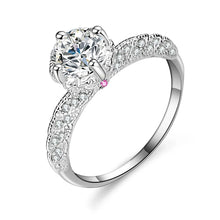 Angel's Wing Ring 1ct Moissanite PT950 Platinum - 1ct moissanite, angel wing motif, holiday vibe jewelry