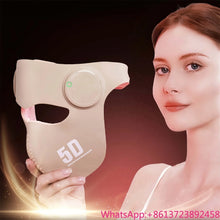 Portable 105mw Soft Silicone LED Facial Mask 460 660 850 1064nm Laser Red Light Phot-on Therapy Skin Care
