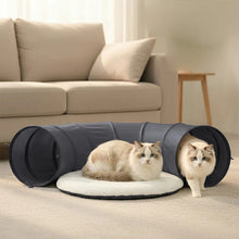 New Foldable Indoor Cat Tunnel Scratch Resistant Soft Cushion Pillow Set Cat Toys Interactive Hide Seek Game Tunnel Pet Supplies