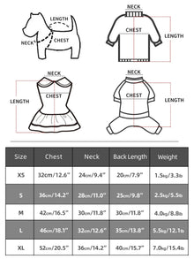 Pet Cat and Dog Clothes Retro Badge Denim Skirt Handsome Summer Outing Short Skirt Suitable for Small