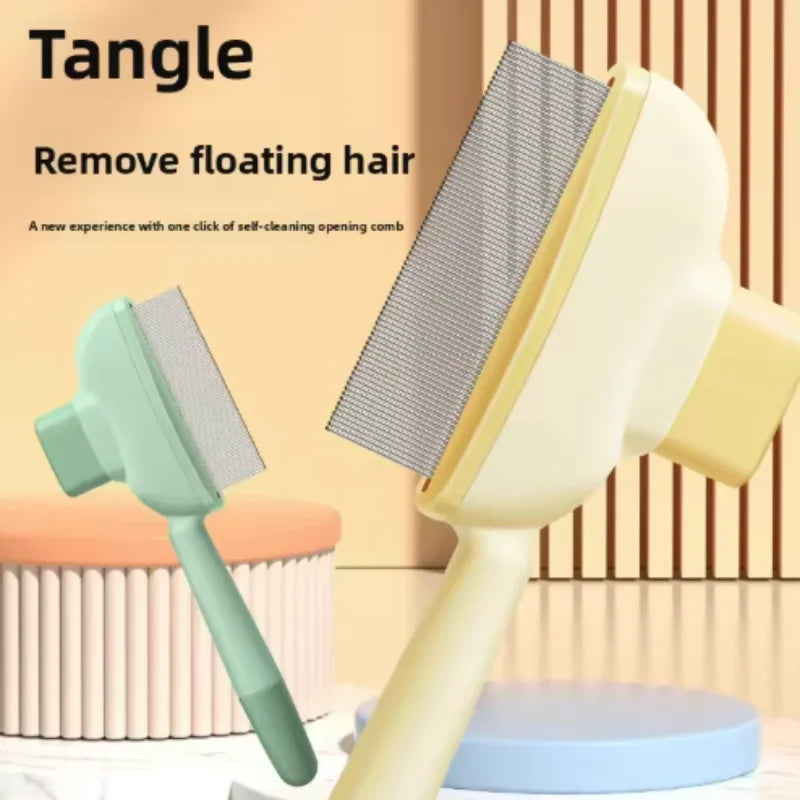 Pet Cat Comb Cat and Dog Hair Removal Brush Cleaning Hair Cleaner Beauty Cleaning Supplies Cat and Dog Universal Pet Supplies
