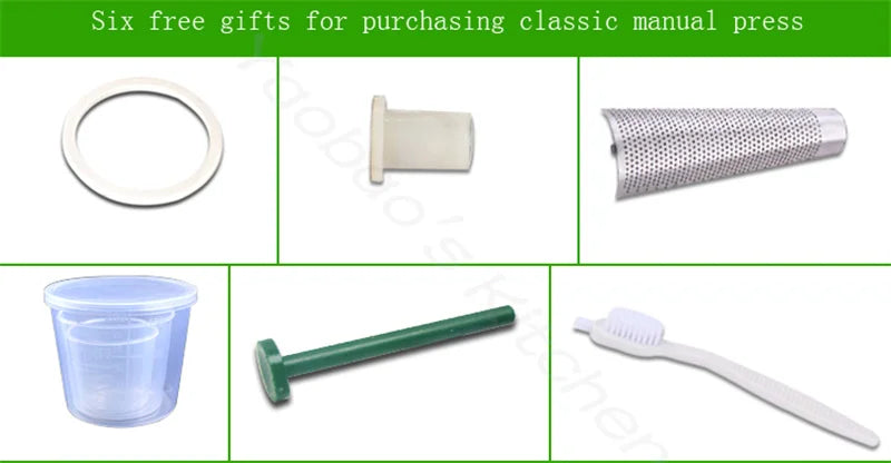 Stainless Steel Manual Juicer Extract Ginger Juice Machine Wheat Grass Juicer Auger Slow Squeezer