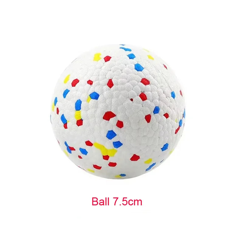Bite Resistant Solid Dog Ball Toys for Small Dogs High Elasticity E-TPU Pet Chew Ball Toy Non Squeak Interactive Puppy Toy