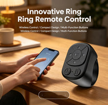 Scrolling Ring Remote Control Is Suitable for Iphone, iPad Bluetooth Page Turning Ring Roller