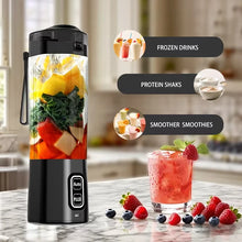 Portable Electric Juice Maker Blender 700ML USB Rechargeable Fruit Mixer 6 Blades Juicer for Shakes Smoothies Fresh Juicing Cup