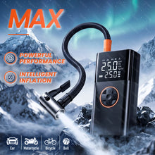 Portable Car Tire Inflator Powerful Tyre Compressor Electric Air Pump Wireless LCD Display Air Injector for Car Motorcycle Ball