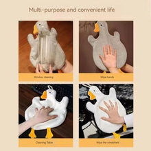 Cartoon Goose Hand Towel for Kitchen Bathroom & Toilet Super Absorbent Quick Dry Hanging Type Hardwearing
